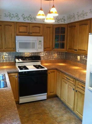 Stained Kitchen Reface Image